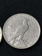 Three 1923 Peace Silver Dollars