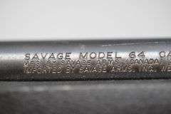 Savage Model 64 Carbine In .22 Long Rifle Caliber,