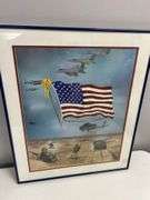 Framed "Desert Storm" Print by Steve St. Clair