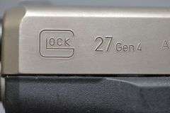 Glock Model 27 GEN4 Pistol In .40 S&W Caliber,
