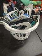 CLOTHES HANGERS AND LAUNDRY BASKET