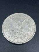 FIVE MORGAN SILVER DOLLARS