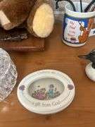 Eclectic Home Decor Collection: Teddy Bear Lamp, Figurine, and More