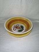 Bolero Ironstone Handpainted Bowl & Plate Set - Floral Design