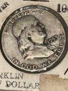 FRANKLIN HALF DOLLAR 1953 D SILVER