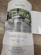 THRESHOLD SPOTTED LEOPARD AREA RUG 5X7