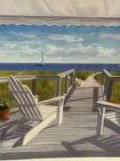 Framed Print - "Dune Deck" by C. Sasso