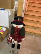 Christmas Holiday Decor Lot - Santa, Snowman, Ornaments and More