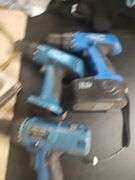 STANLEY ELECTRIC STAPLER AND DRILLS - NO CHARGER AND ONLY 1 BATTERY