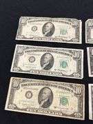 Lot of Twelve US $10 Bills