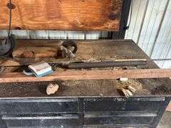 Heavy Duty Work Bench with Tools and Supplies