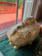 Assorted Home Decor: Vase, Candle, Dish, Angel Planter, & More