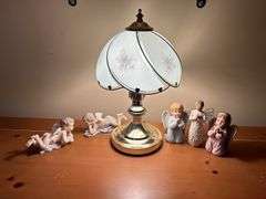 Lamp and Angel Figurine Collection