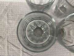 Set of 9 Glass Drinking Glasses