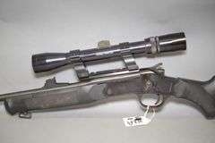 Rossi Break-Down Single Shot Rifle In .22 LR Caliber With a 3-9 Power Scope.