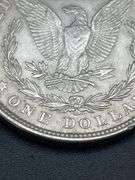 FIVE MORGAN SILVER DOLLARS