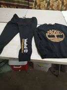 TIMBERLAND SZ 2XL SWEATSHIRT AND SWEATPANTS