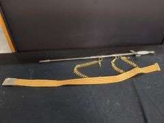 Knights Templar Ceremonial Sword with Belt and Chain