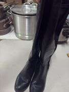 WOMENS- LANE BRYANT- BLACK  BOOTS- SIZE 9WW