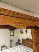 Oak Dresser with Mirror