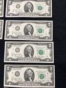 Lot of Twenty $2 Bills