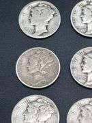 TWELVE MERCURY DIMES