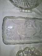 Collection of Three Pressed Glass Serving Dishes
