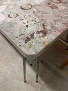 Folding Table with Metal Legs