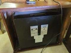 Wood Electric Fireplace with Remote
