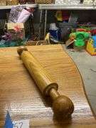 Wooden Kitchen Utensils: Meat Tenderizer, Masher, and Rolling Pin