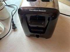 Household Kitchenware Assortment: Coffee Maker, Toaster, Mixer, and More