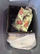 Decorative Pot, Fabric and Stuffed Toy Lot