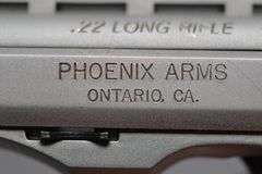 Phoenix Arms Model HP22A Pistol In .22 LR Caliber,