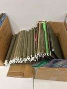 Boxes of Hanging File Folders