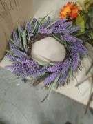 FLOWERS AND WREATH