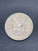 FIVE MORGAN SILVER DOLLARS