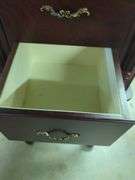 Mahogany Finish Jewelry Armoire