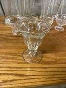 Assorted Glassware Lot: Drinking Glasses and Dessert Bowls
