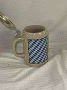 Ceramic Pitcher with Heart Design and GERZ Bavarian Beer Stein