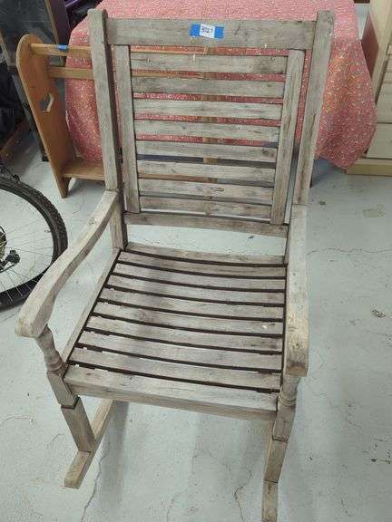 Wooden Outdoor Rocking Chair image