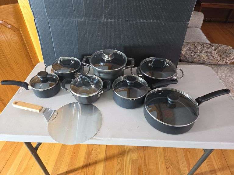 T-fal Heat Mastery Cookware Set - 8 Pieces image