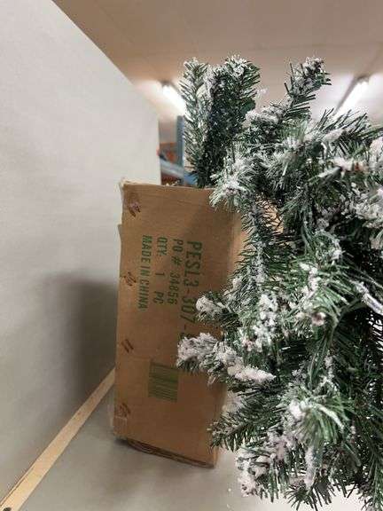 National Tree Company Flocked Christmas Tree image