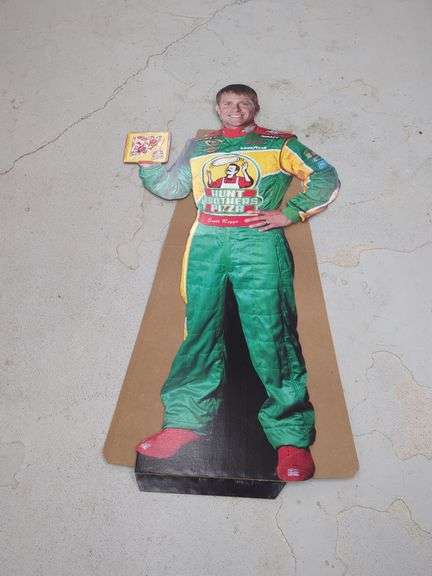 Scott Riggs Hunt Brothers Pizza Nascar Racing Cardboard Standup image