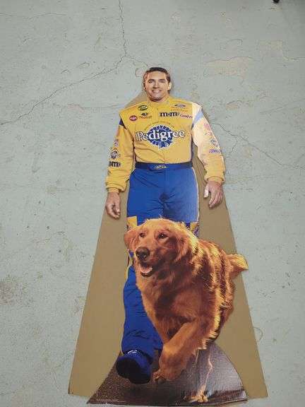 Bobby Labonte NASCAR Life-Size Cardboard Standee with Dog image