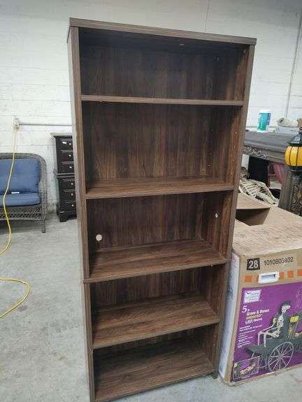 5 SHELF BOOKCASE - 30X12X72 image