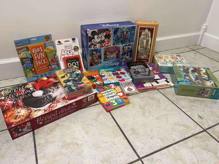 Variety of Family Games, Puzzles, Cards and More image