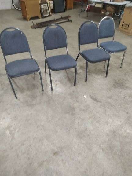 SET OF 4 PADDED CHAIRS image