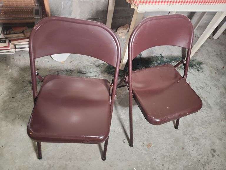 Set of Two Folding Chairs image