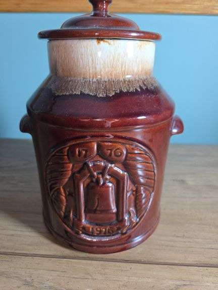 McCoy Liberty Bell Cookie Jar - 1976 Bicentennial image