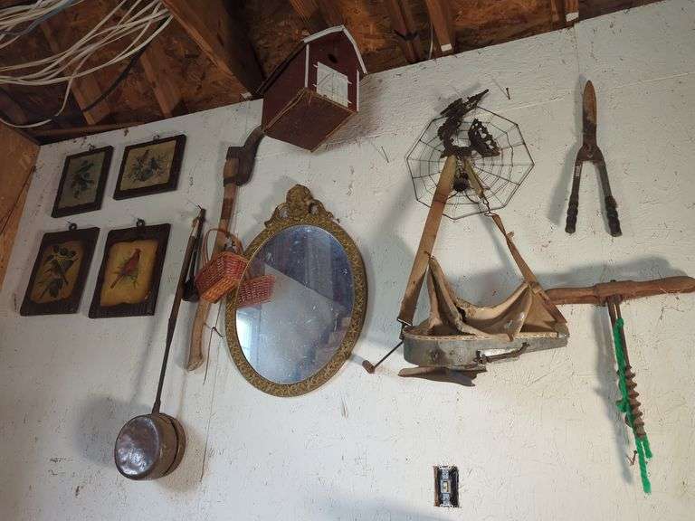 Collection of Assorted Decorative and Farm Related Items image